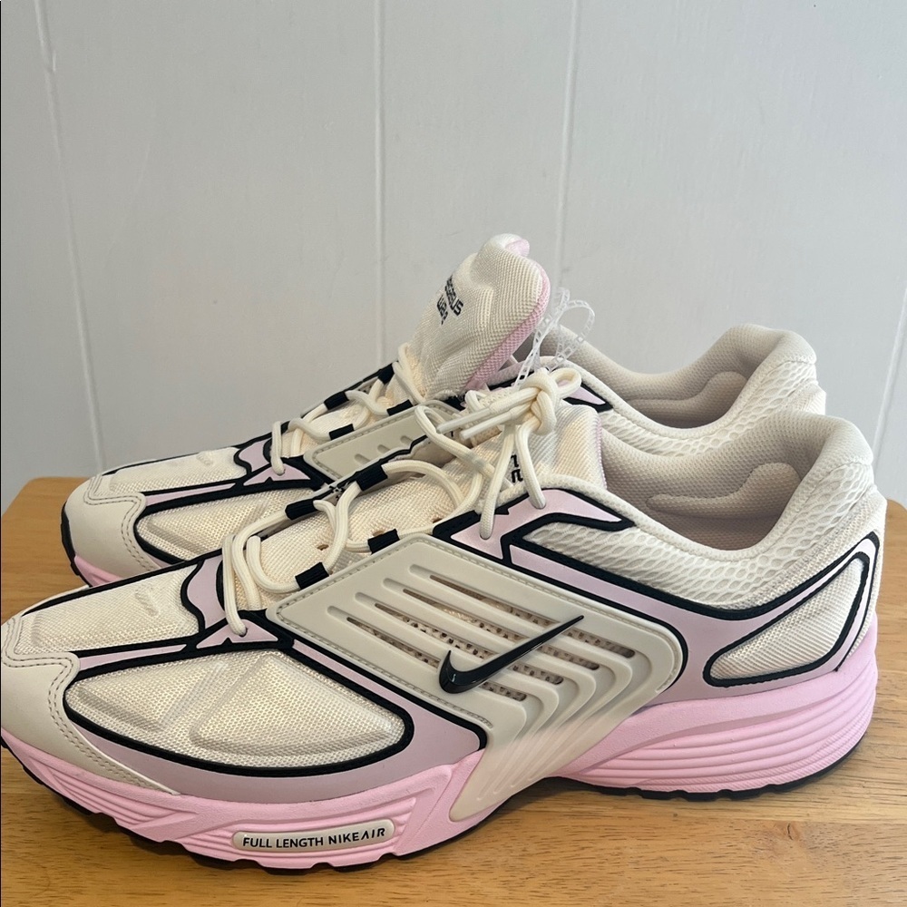 Nike Pegasus Wave Women's Cream and Pink Air Sneakers Size 14